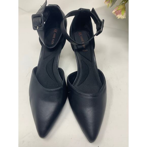 Anne Klein Fabulist Pump Black 2 1\4" Heel Pointed toe 9 - Picture 2 of 8
